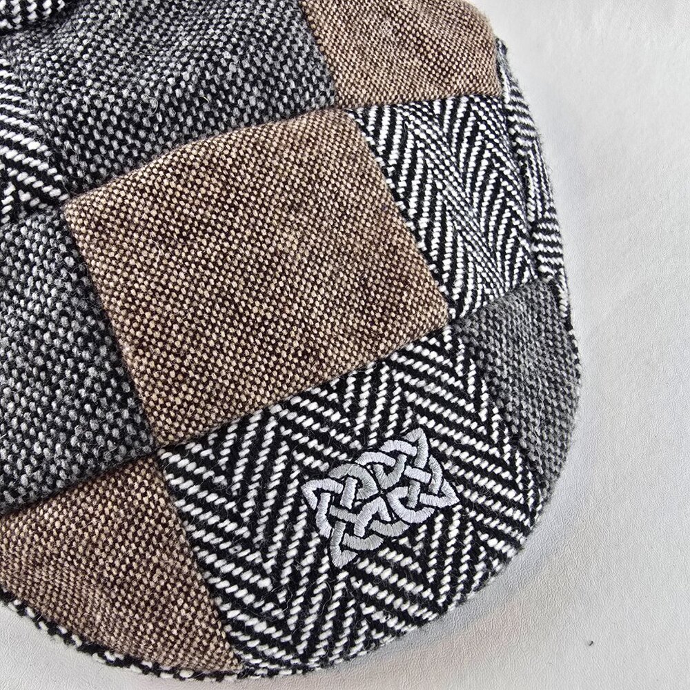 Patrick Francis Ireland Patchwork Flat Cap Small … - image 4